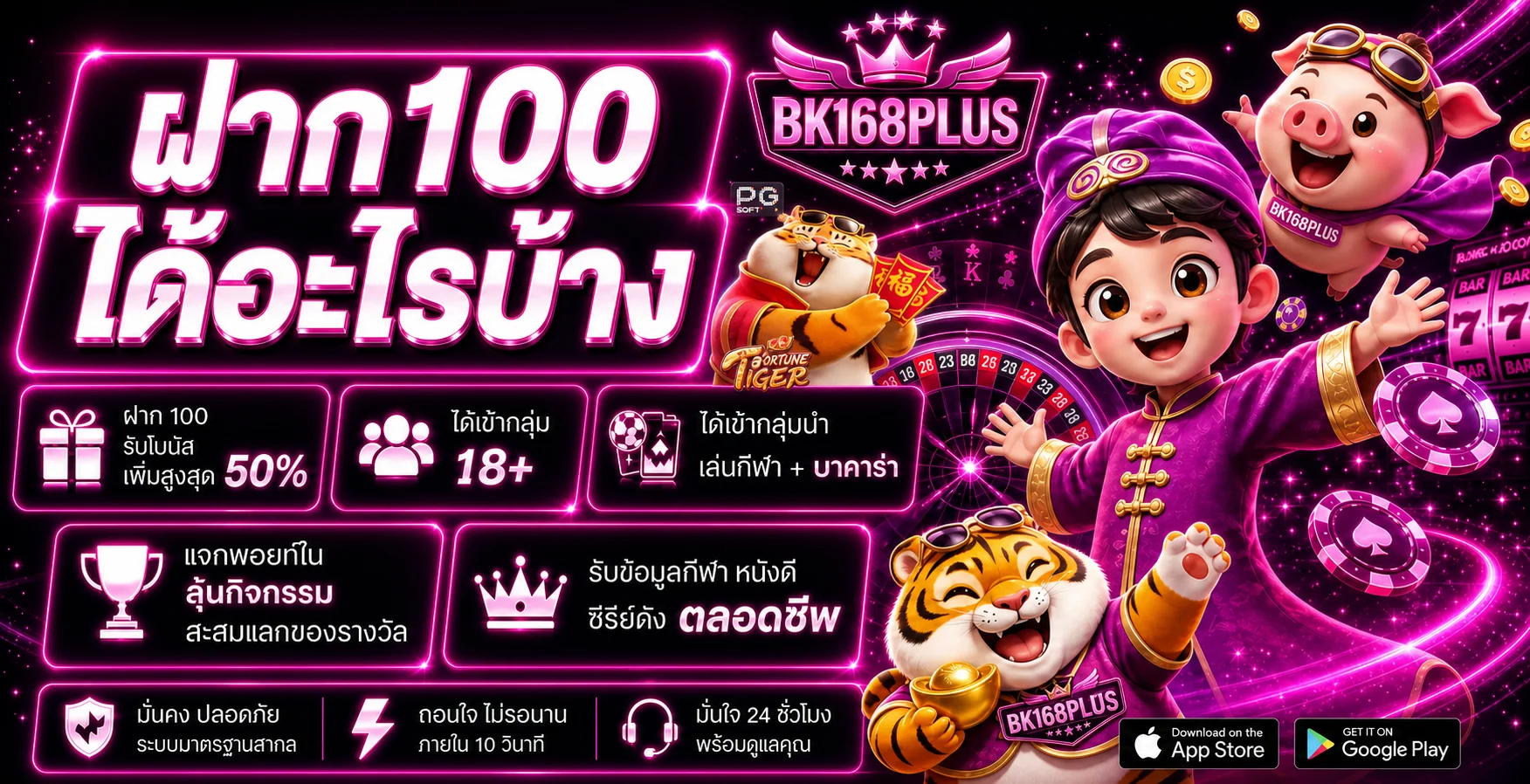 BK168PLUS โปรโมชั่นและสิทธิสมาชิกใหม่